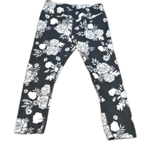 (160)   SO, Printed Floral leggings, XL Like New, So Soft